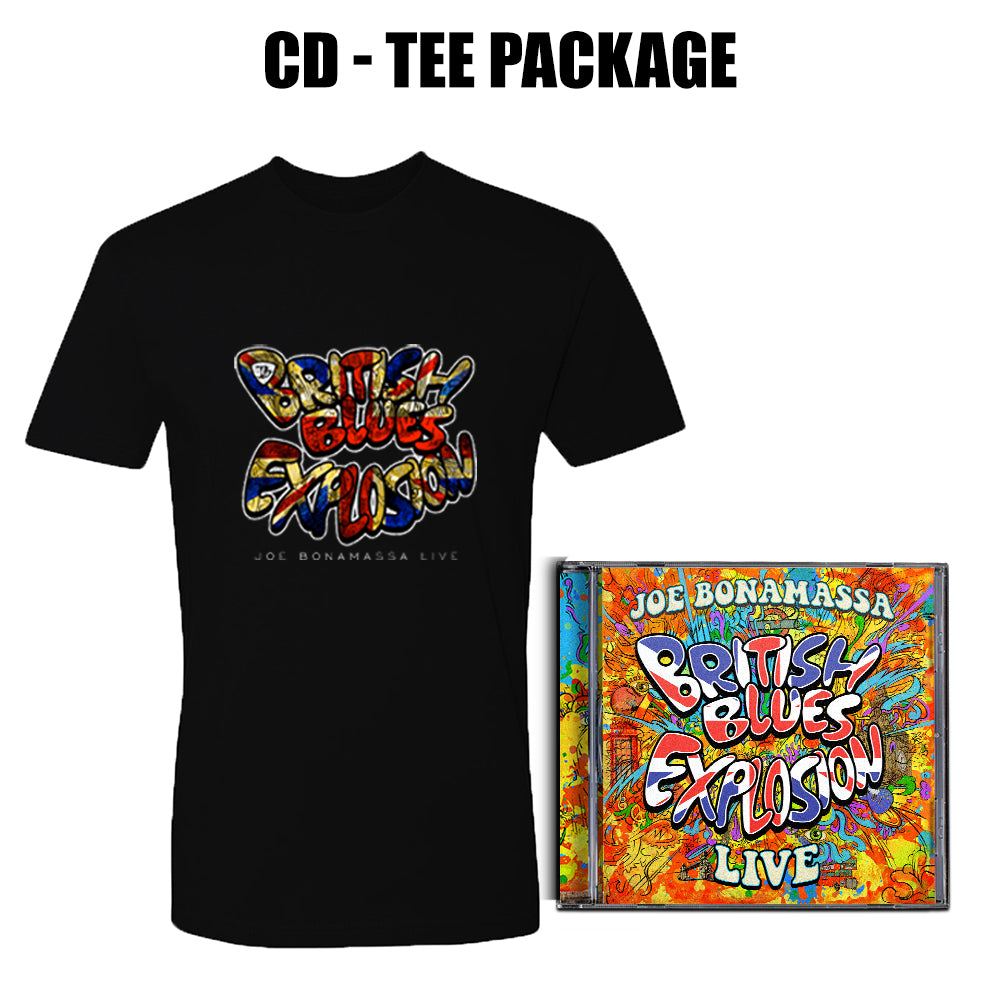 British Blues Explosion Live CD & T-Shirt Package