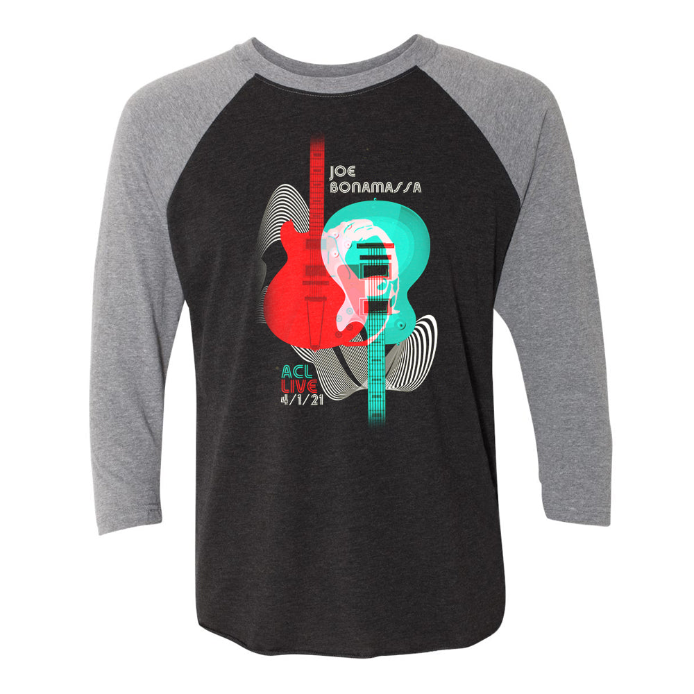 ACL Live Guitar Fusion 3/4 Sleeve T-Shirt (Unisex)