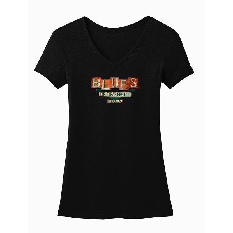 Blues of Desperation Logo V-Neck (Women)