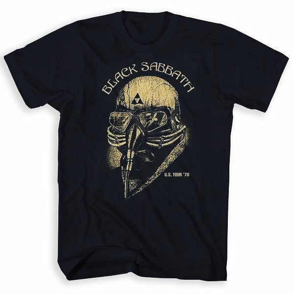 Black Sabbath - Tour 78 Mask T-Shirt (Unisex)