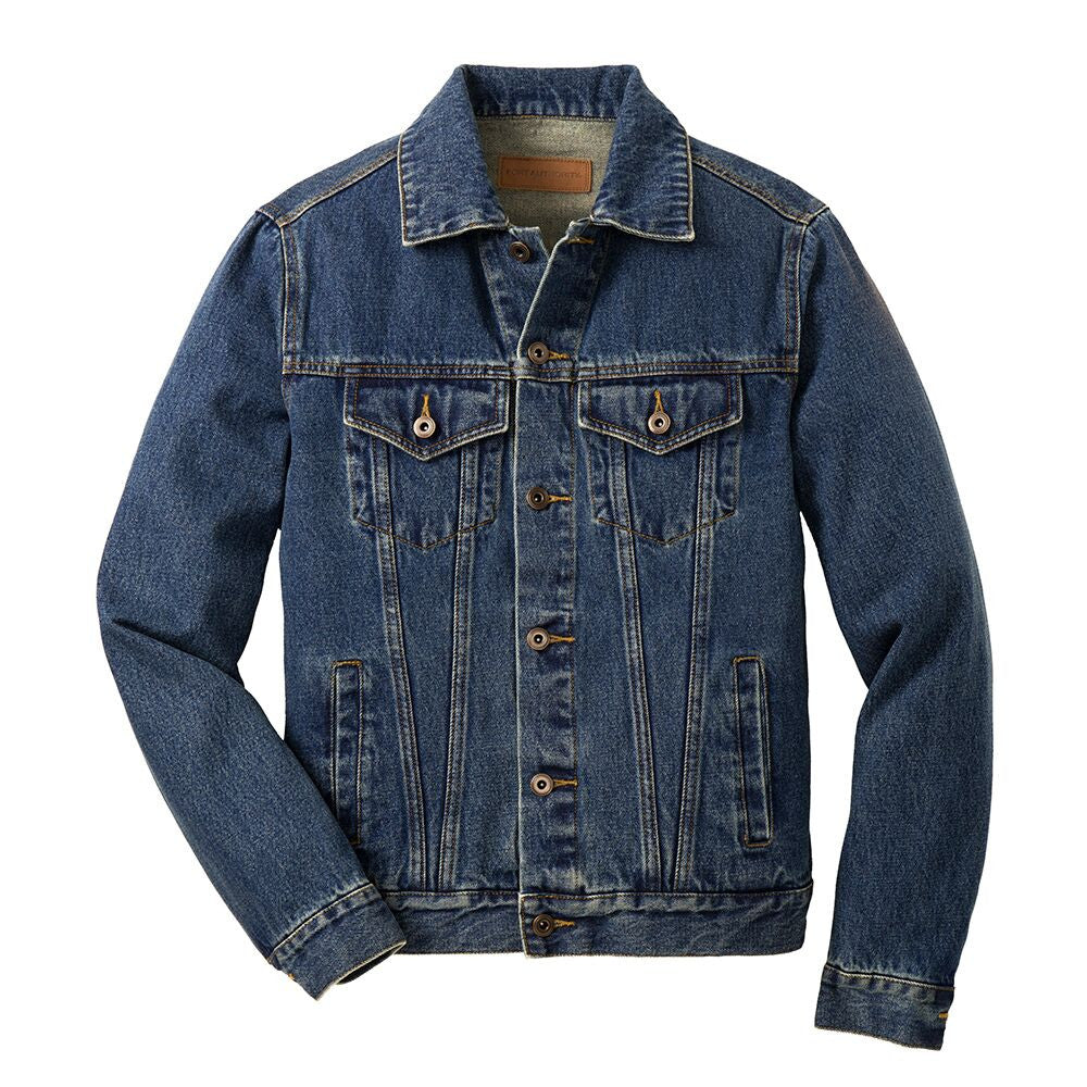 Blues Brotherhood Back Patch - Port Authority Denim Jacket (Men