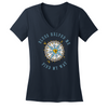 Blues Helped Me Find My Way V-Neck (Women)