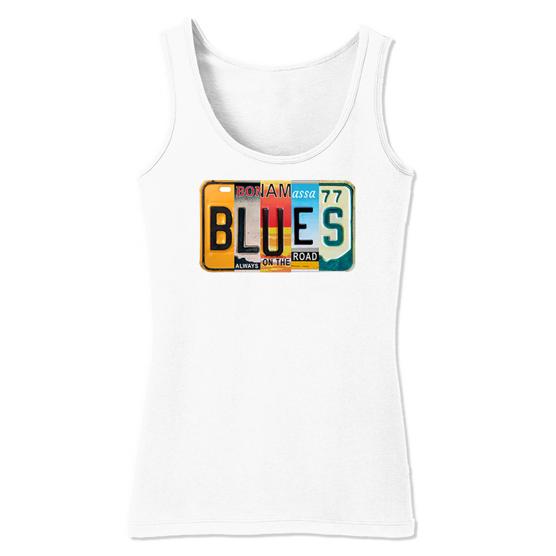 Blues License Plate Tank (Women)
