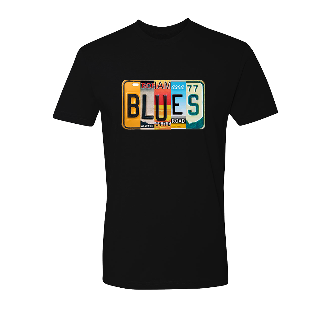 Blues License Plate T-Shirt (Unisex)