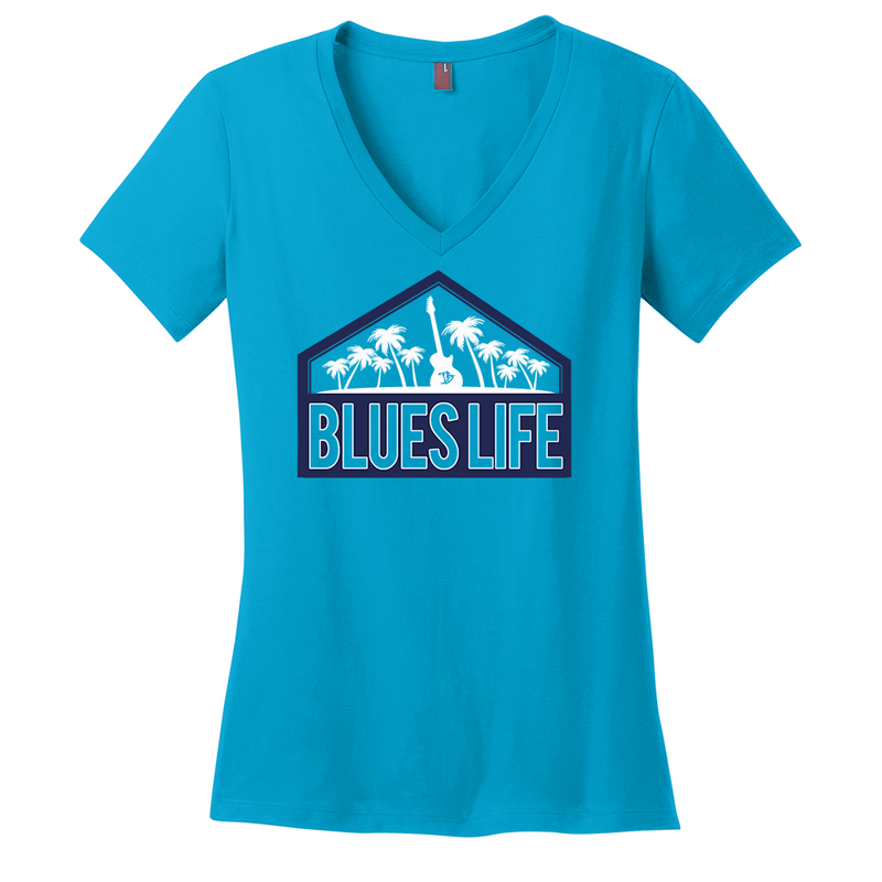 Blues Life Shield V-Neck (Women)