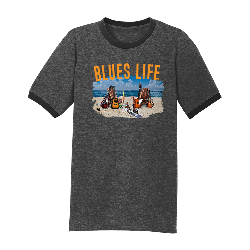Blues Life Contrast T-Shirt (Men)