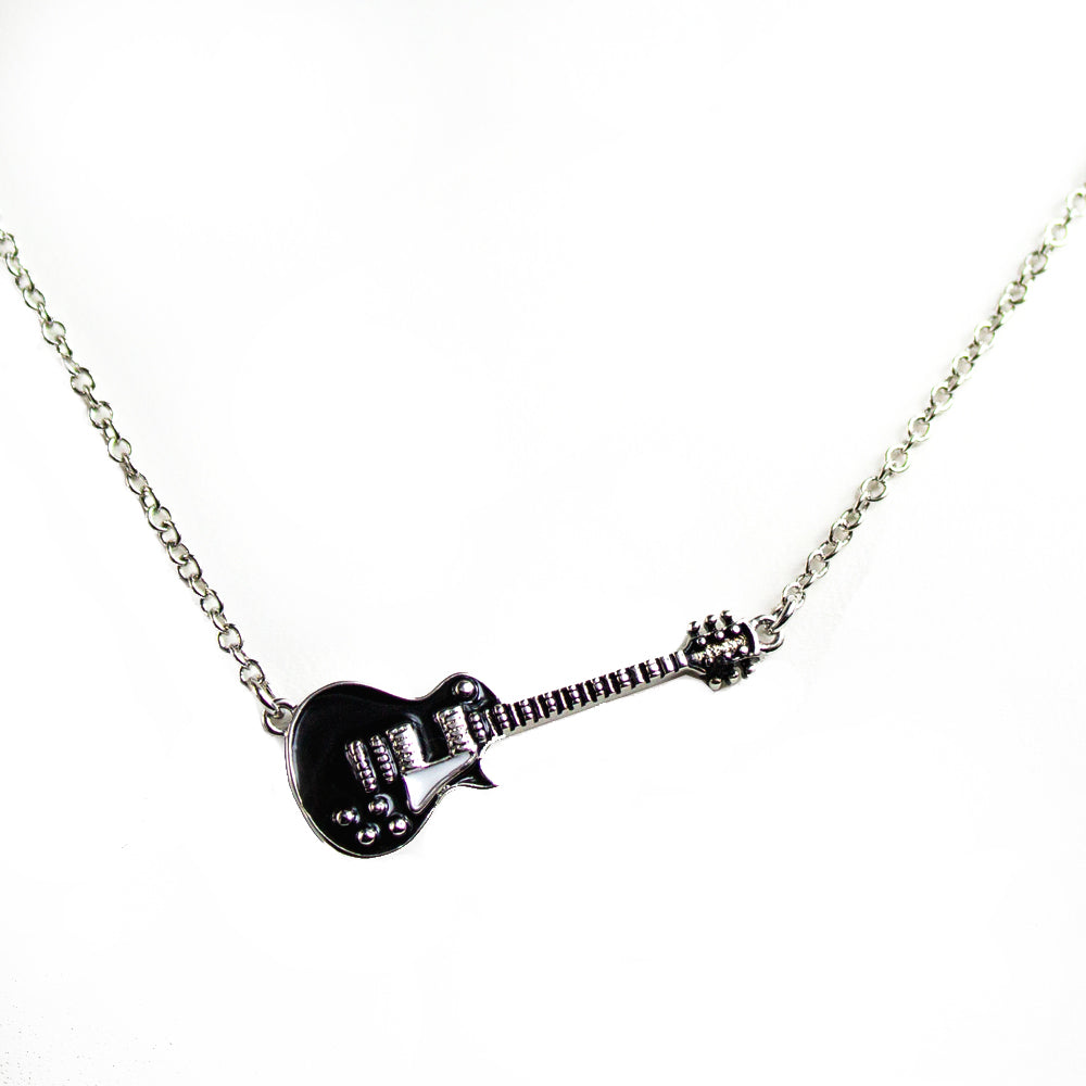 Bona-Fide Black Guitar Necklace