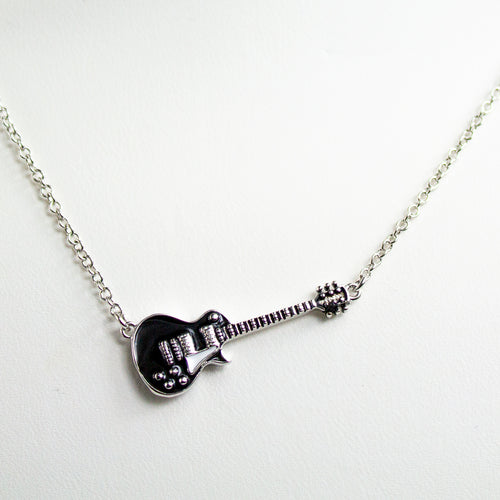 Bona-Fide Black Guitar Necklace