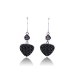 Bona-Fide Black Guitar Pick Earrings