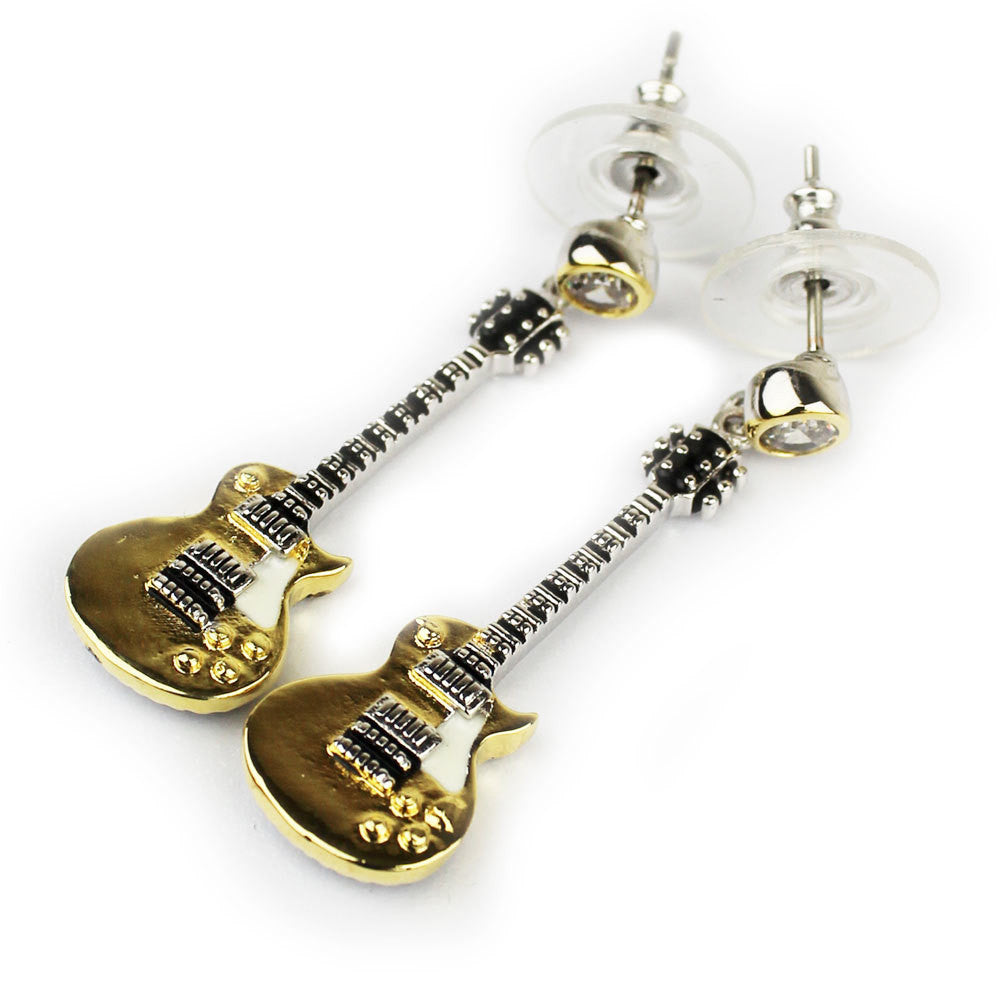 Bona-Fide Goldtop Guitar Earrings