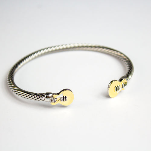 Bona-Fide Goldtop Guitar Open Bangle