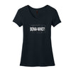Bona Who? License Plate V-Neck (Women)