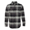 Blues Rock Guitar Logo Flannel Long Sleeve (Men)