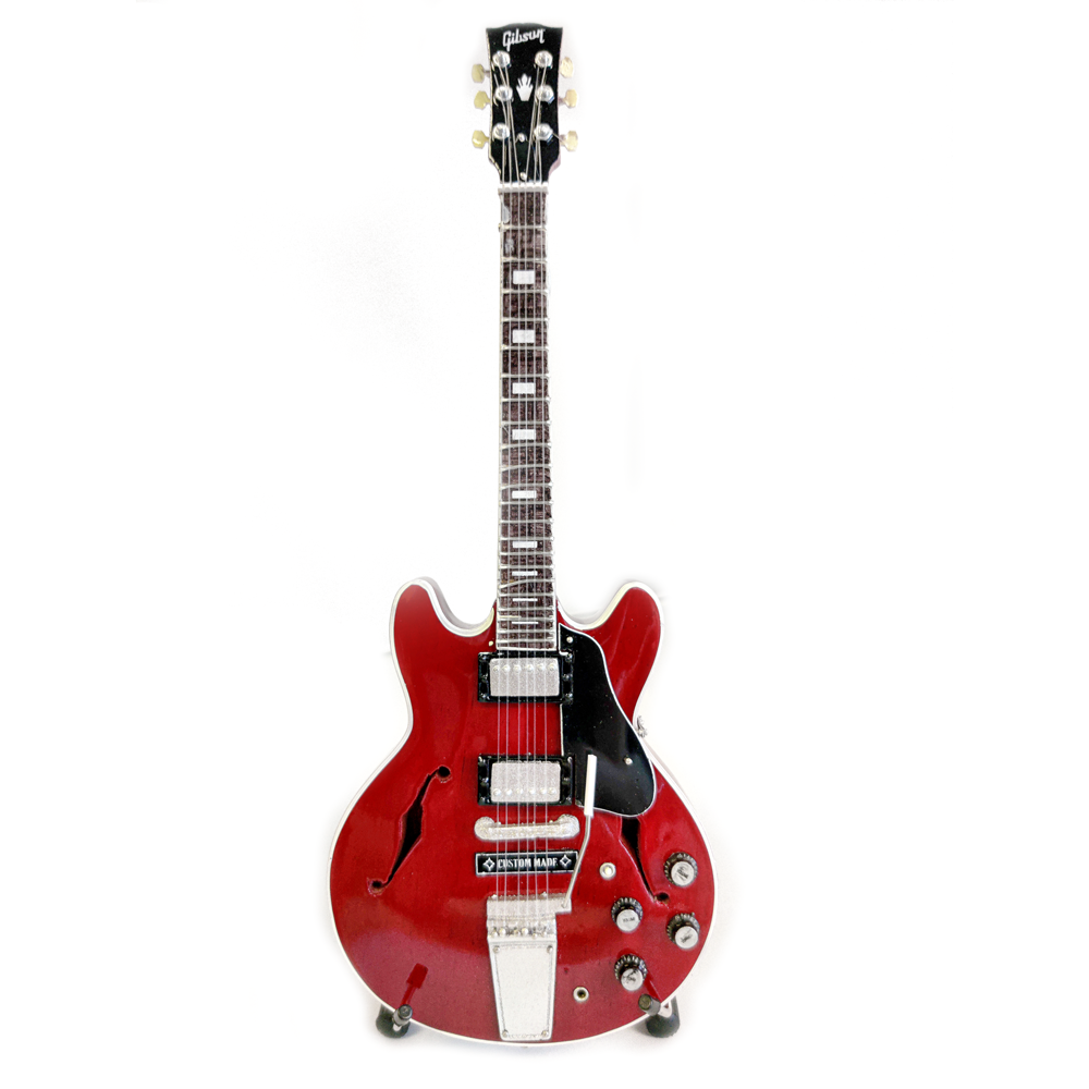 Joe Bonamassa Signature "1962 Cherry ES-335" Miniature Guitar Replica Collectible