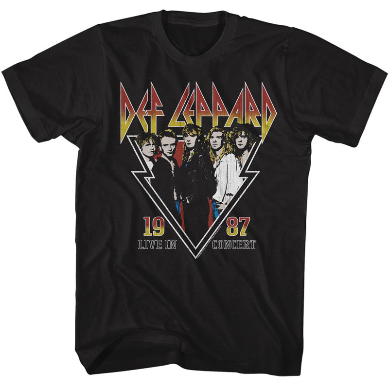 Def Leppard - 1987 Live in Concert T-Shirt (Men)