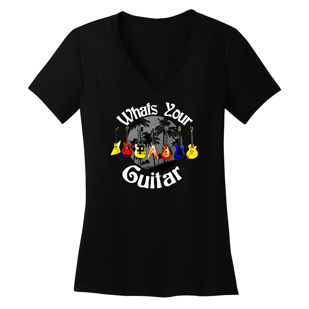 What's Your Guitar V-Neck (Women)