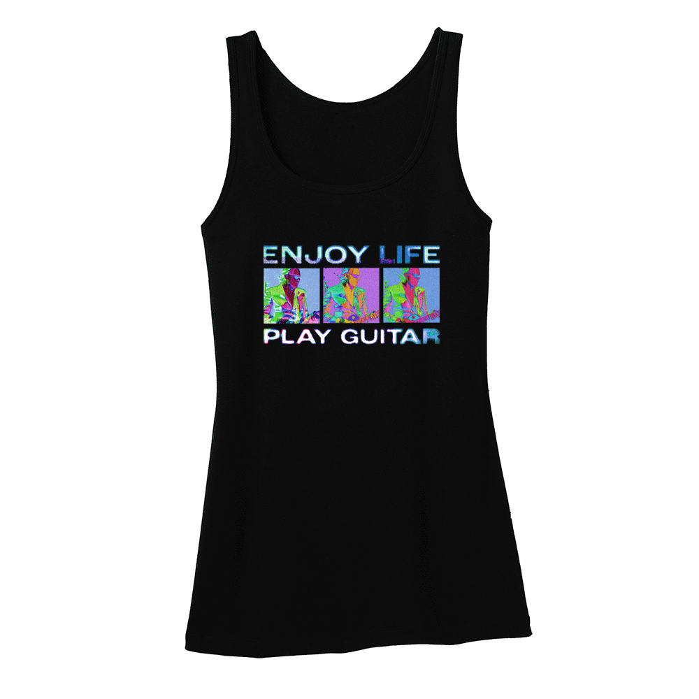 Enjoy Life, Play Guitar Retro Tank (Women)