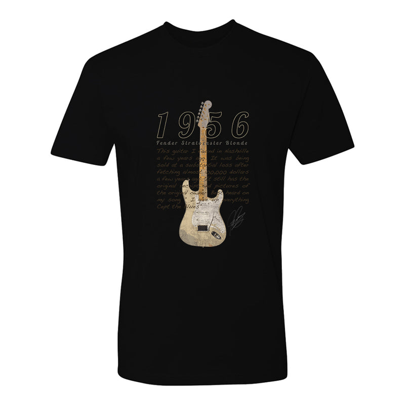 JB Vintage Guitar T-Shirt - 1956 Blonde Fender Stratocaster (Unisex)