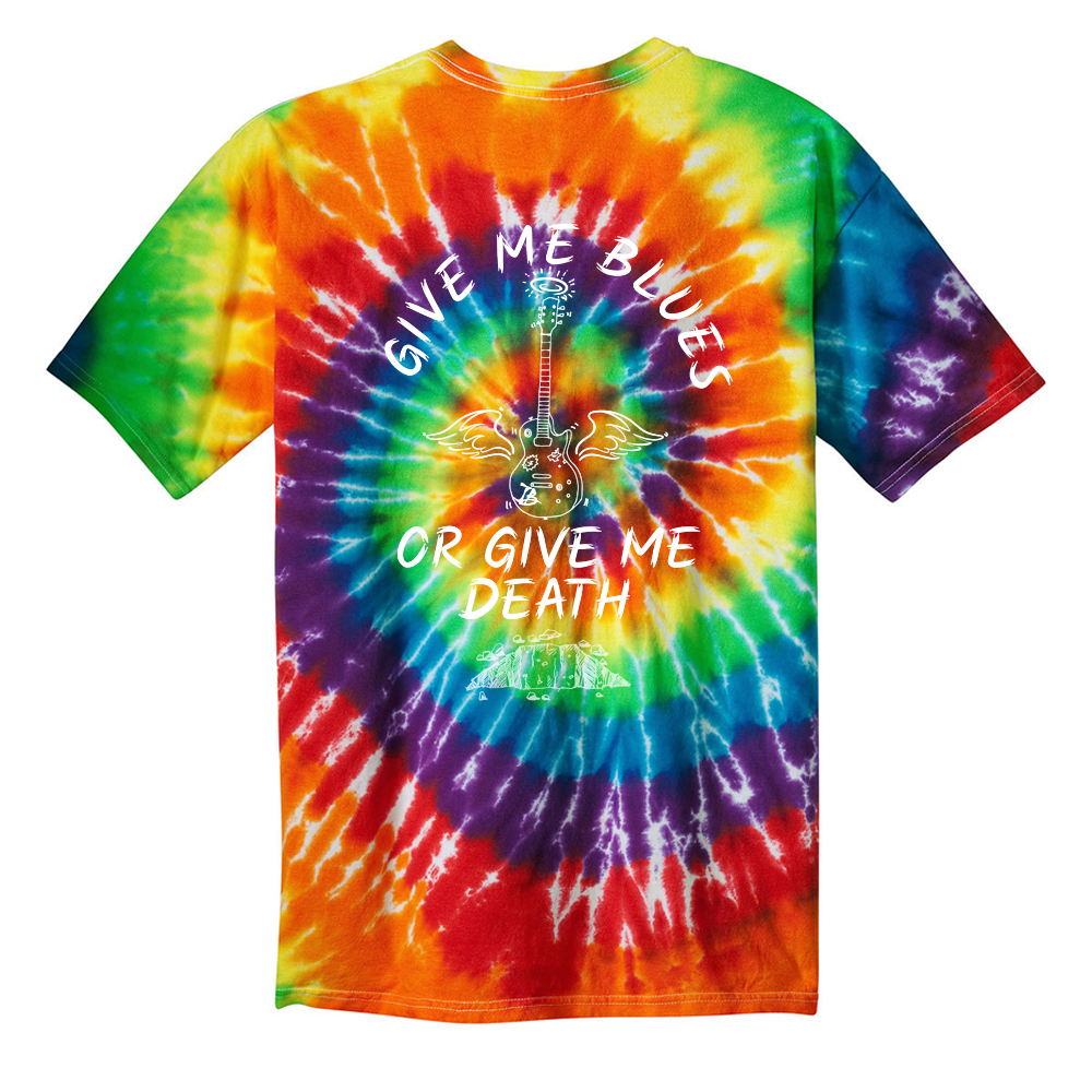 Give Me Blues Or Give Me Death Tie Dye T-Shirt (Unisex)