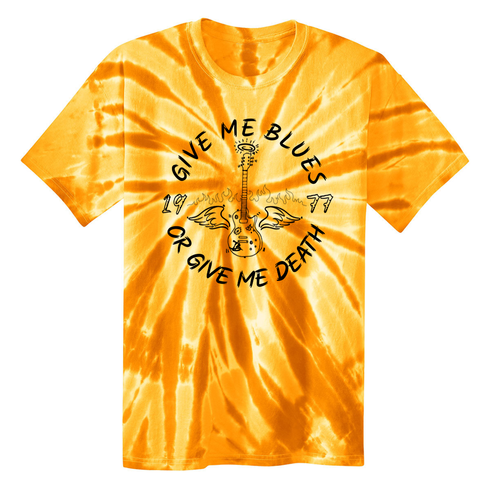 Give Me Blues Or Give Me Death Halo Tie Dye T-Shirt (Unisex)
