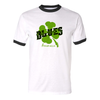 Four Leaf Blues Ringer T-Shirt (Unisex)