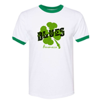 Four Leaf Blues Ringer T-Shirt (Unisex)
