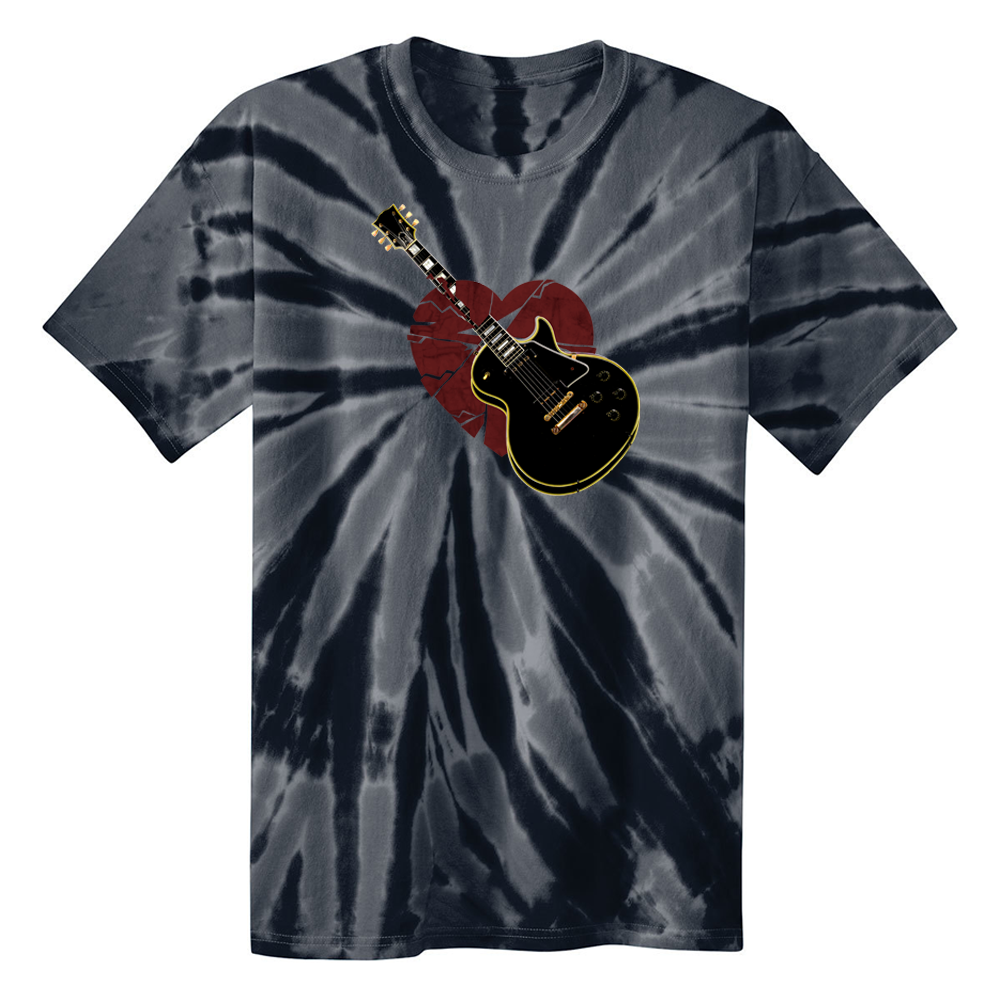 Guitar Love Tie Dye T-Shirt (Unisex)