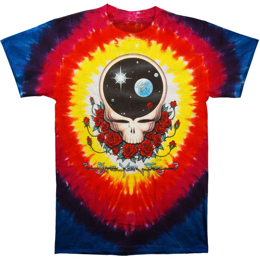 Grateful Dead - Space Your Face Tie Dye T-Shirt (Men)