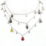 Guitar and Headstock Layered Necklace