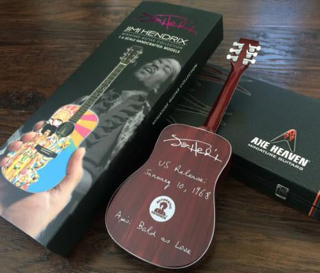Axe Heaven Jimi Hendrix AXIS Bold As Love Mini Acoustic Guitar