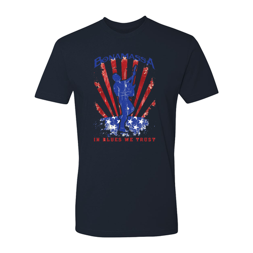 In Blue We Trust Flag T-Shirt (Unisex)