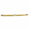 Pave Guitar Box Chain Bracelet - Gold