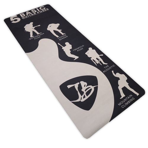 5 Basic Guitar Positions Yoga Mat