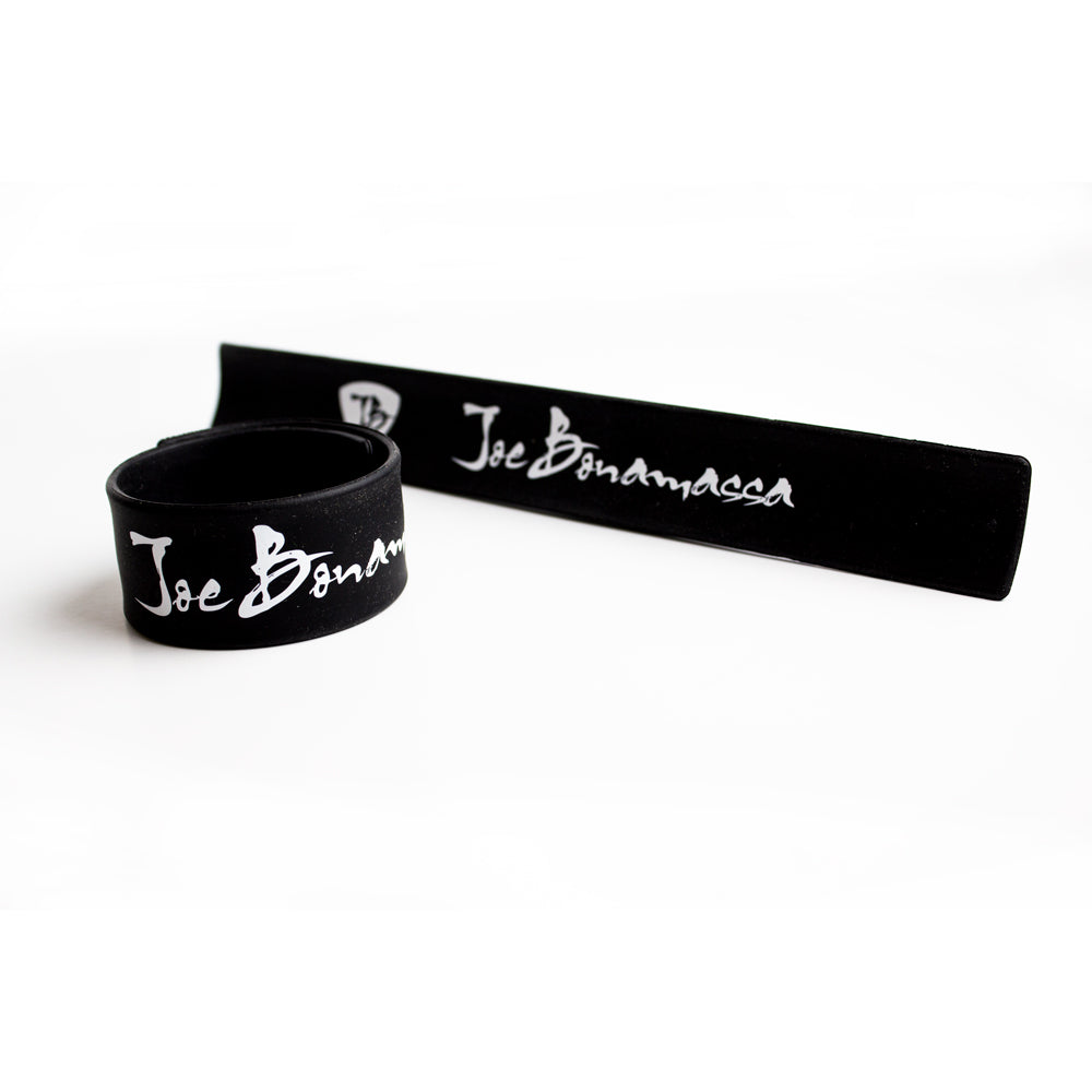 Slap Band 2 Pack - Joe Bonamassa Signature - Black Band White Letters – Joe  Bonamassa Official Store