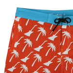 Firebirds & Palm Trees Board Shorts by SEC. 119