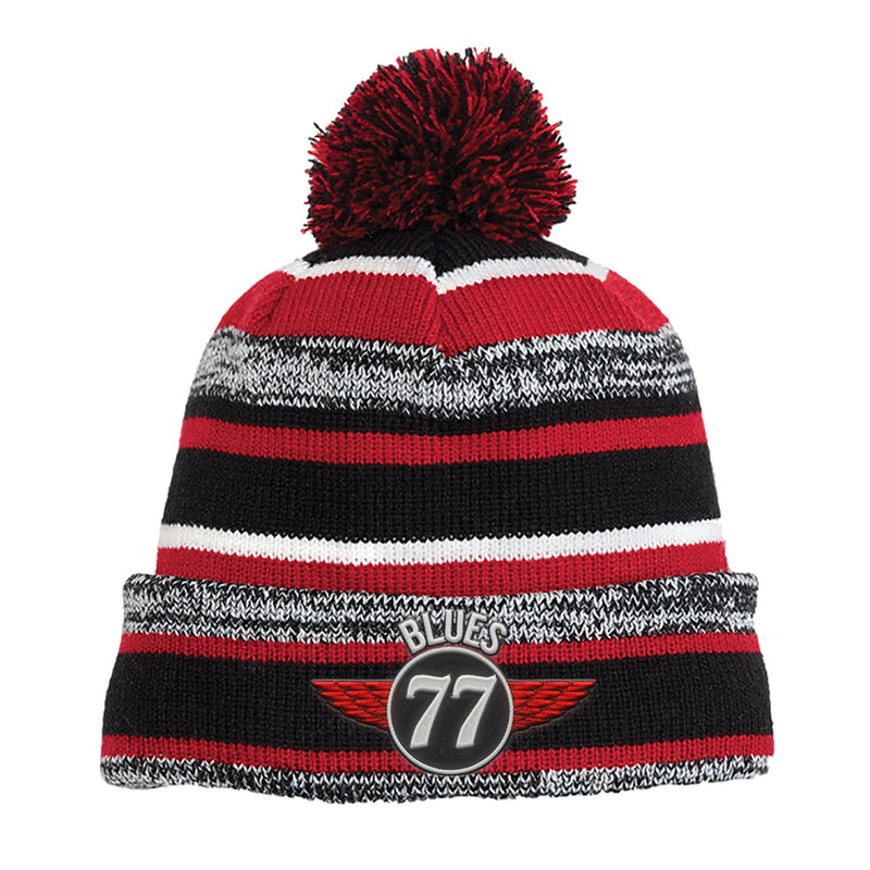 Interstate Blues New Era Sideline Beanie - Red