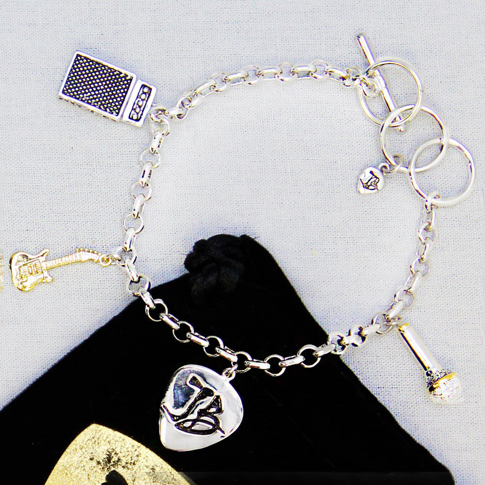 Bona-Fide 2-Tone Charm Bracelet – Joe Bonamassa Official Store