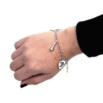 Bona-Fide 2-Tone Charm Bracelet