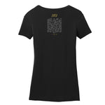 JB Vintage Guitar T-Shirt - 1972 Gibson ES-355TD V-Neck (Women)