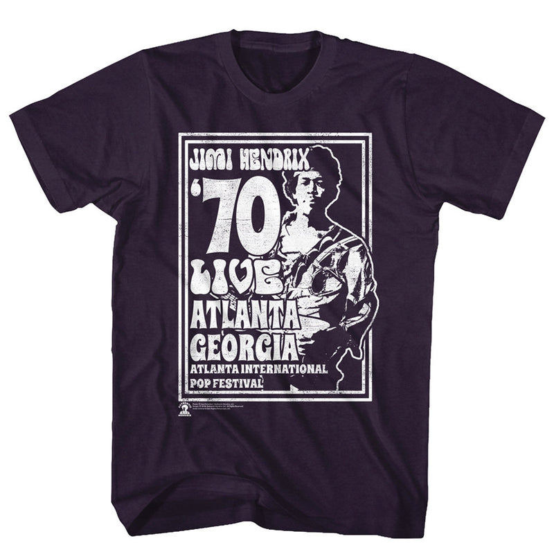Jimi Hendrix - '70 Atlanta T-Shirt (Men)