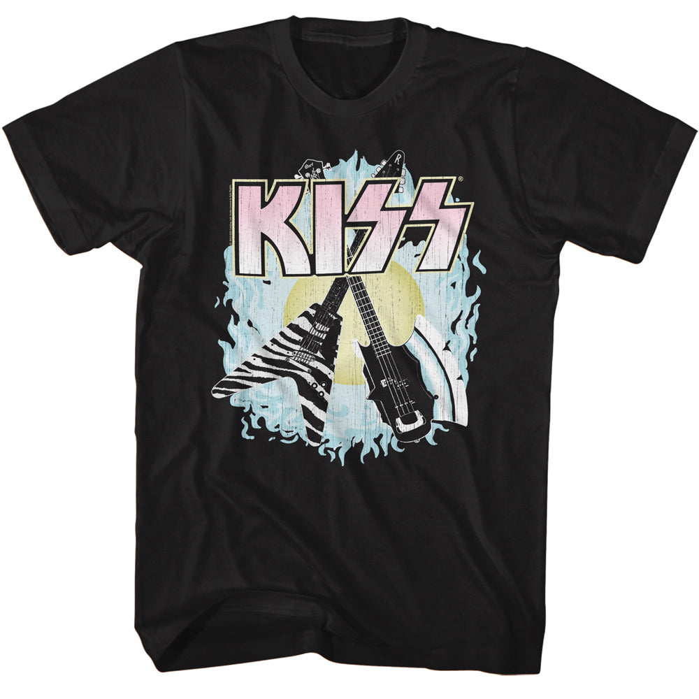 KISS - Two Guitars T-Shirt (Men)