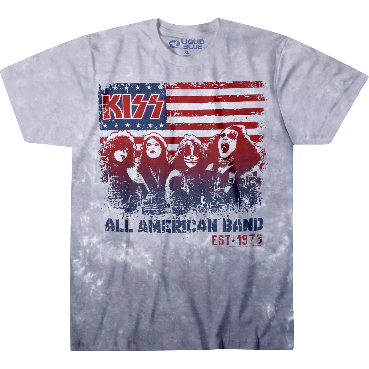 KISS - All American Band Tie Dye T-Shirt (Men)