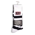 KISS Lightening Stripes Crew Socks