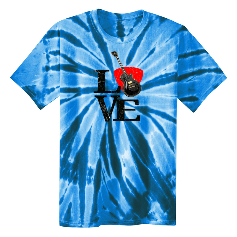 L.O.V.E Guitars Tie Dye T-Shirt (Unisex)