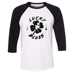 Lucky Blues Portrait 3/4 Sleeve T-Shirt (Unisex)