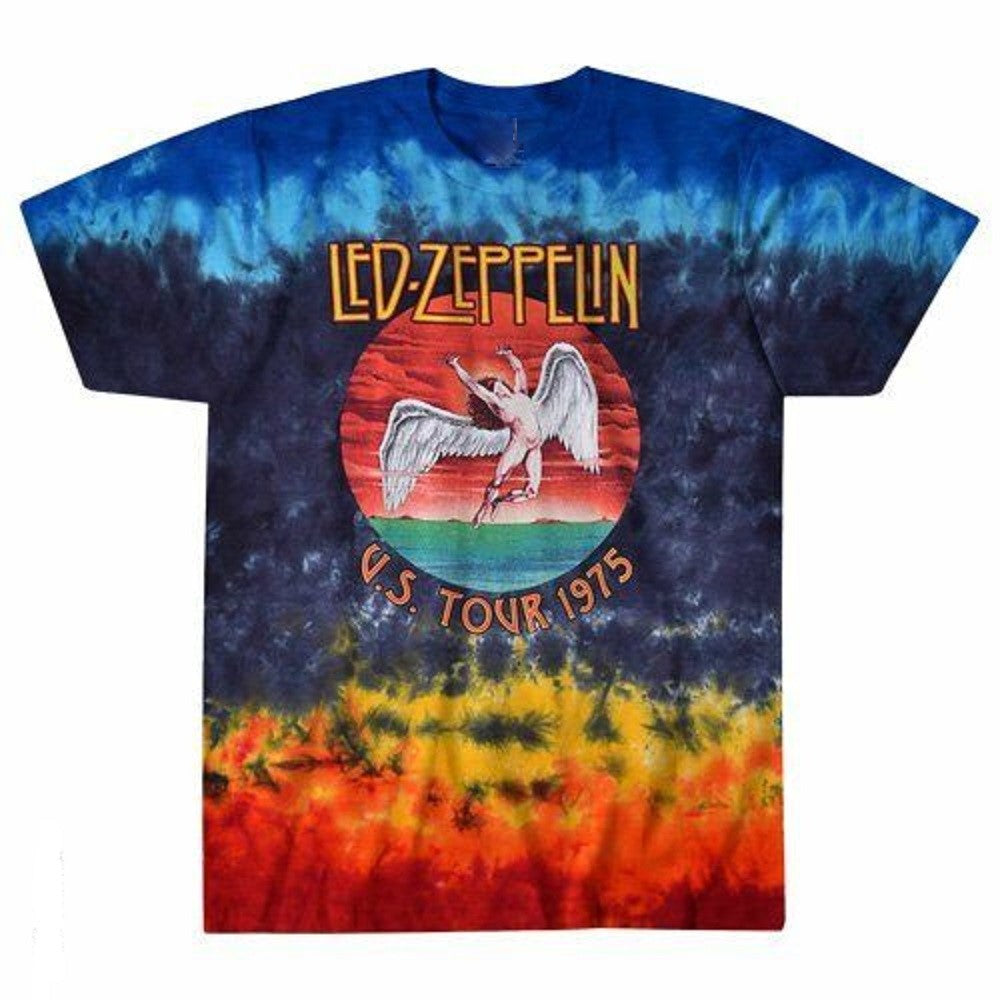 Led Zeppelin - Icarus 1975 Tie Dye T-Shirt (Men)