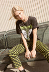 Metallica Skull Duel Boyfriend T-Shirt - Ash Black