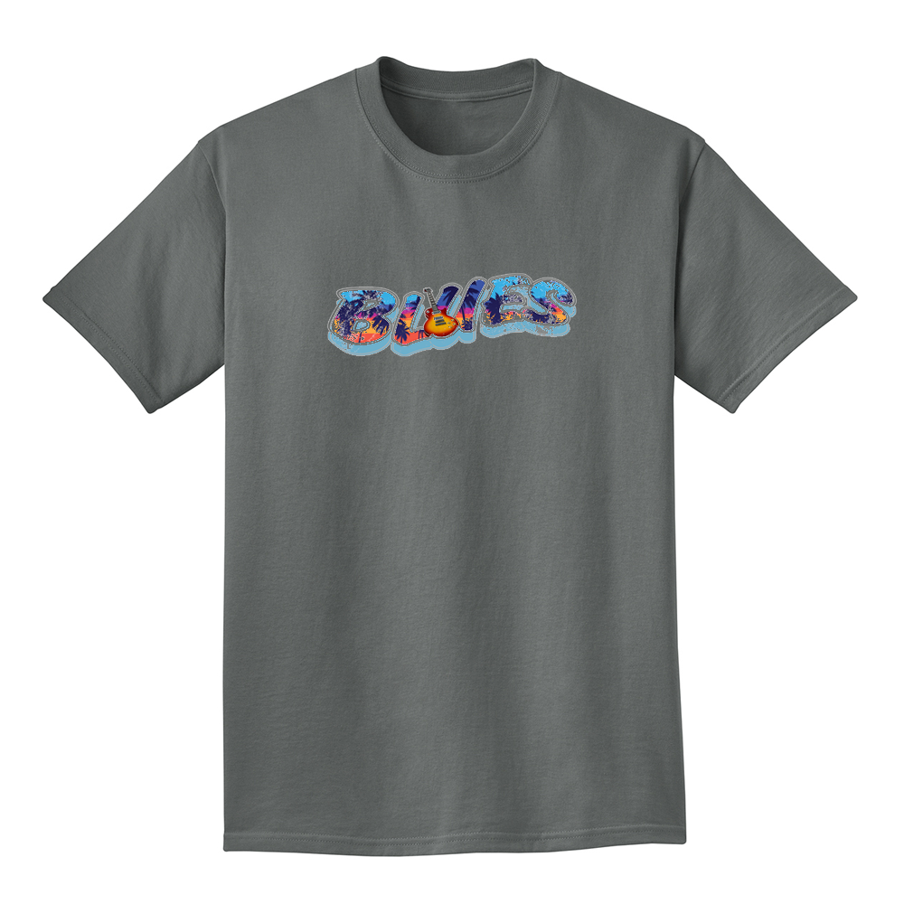 Blues Beach Beach Wash T-Shirt (Unisex)