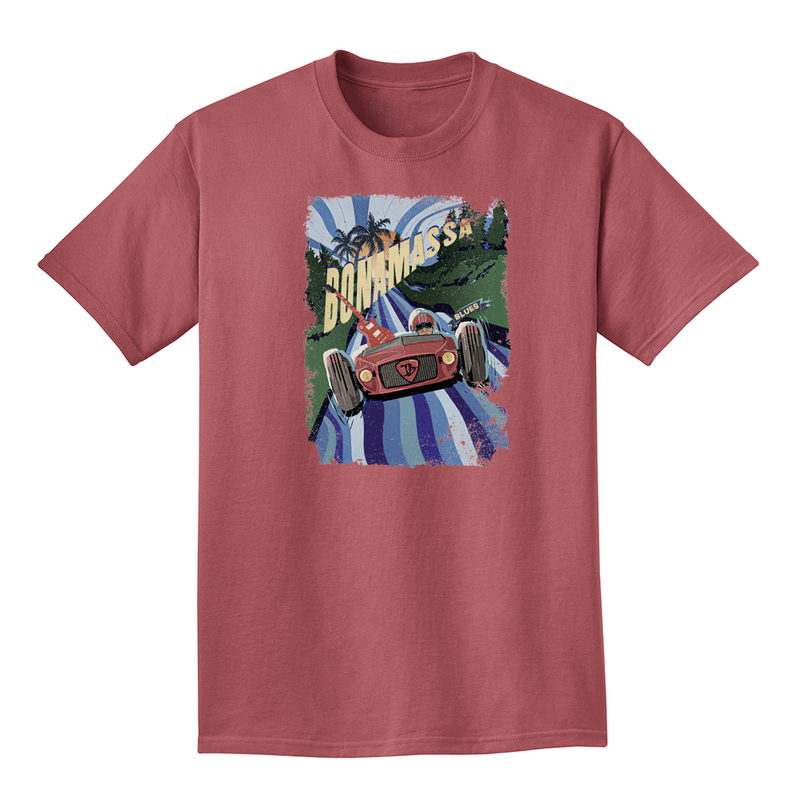 Bonamassa Blues Driver Beach Wash T-Shirt (Unisex)