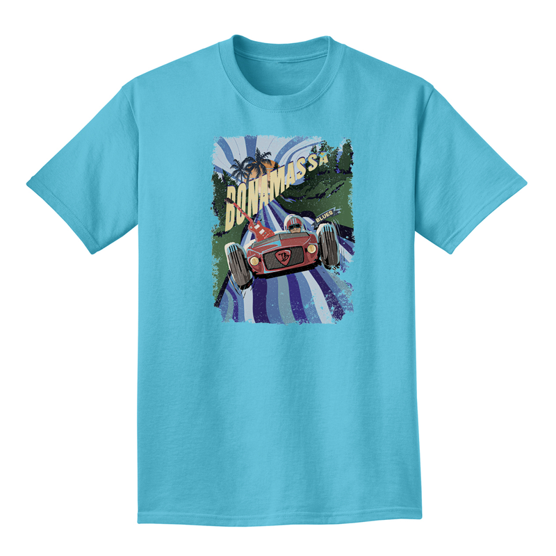 Bonamassa Blues Driver Beach Wash T-Shirt (Unisex)